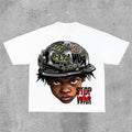 Sopula Flame Boy Stop War Graphic Print Cotton T-Shirt Hoodie, Sweatshirt | RetroVerseTees.com