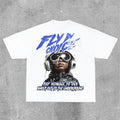 Sopula Fly By Choice Graphic Print Cotton T-Shirt Hoodie, Sweatshirt | RetroVerseTees.com