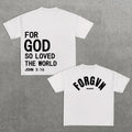 Sopula For God So Loved The World Print Graphic Cotton T-Shirt Hoodie, Sweatshirt | RetroVerseTees.com