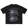 Sopula Loose Lip Print Graphic Cotton T-Shirt Hoodie, Sweatshirt | RetroVerseTees.com