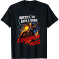 Sorry Im Late Swoosh Was Crankin My Hog Horror Skeleton Ride Motorcycle Men'WB shield T-Shirt style 02 Hoodie, Sweatshirt