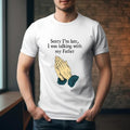 Sorry Swoosh Gunpla brand Late Swoosh Was Talking With My TNF Christian T-Shirt Pure Cotton Fabric Casual Streetstyle...