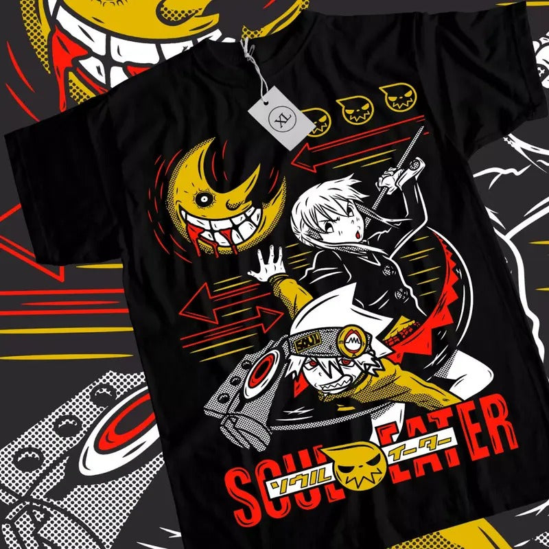 Soul Eater Anime T-Shirt & Sweatshirt, Evans And Maka Albarn Graphic Tee, Anime Manga Lover Gifts Ball Cotton Hoodie