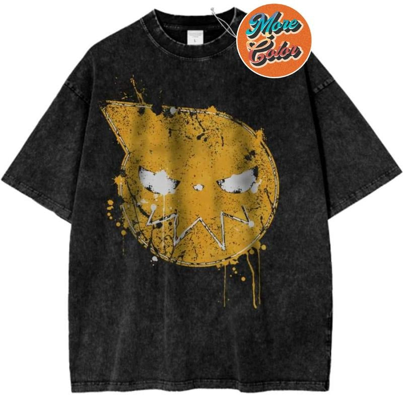 Soul Eater Anime Vintage Shirts, Cotton Unisex T-Shirt, Crew Neck, Size S- 3XL, Menswear Top, Womenswear Top Underwear...