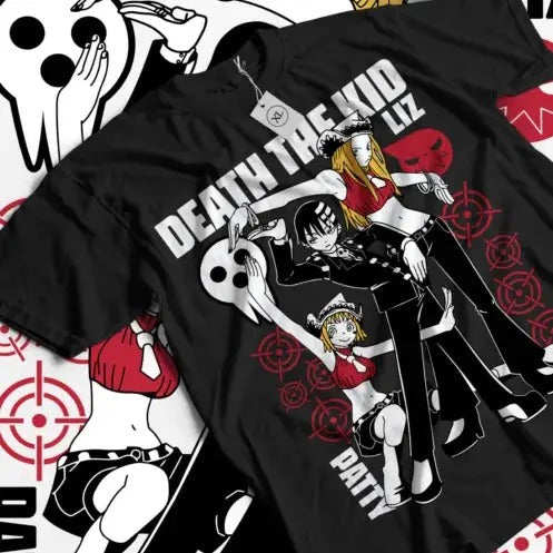 Soul Eater T-Shirt Death the Kid Japanese Anime Black Star Gift Shirt All Size Hoodie, Sweatshirt | RetroVerseTees.com