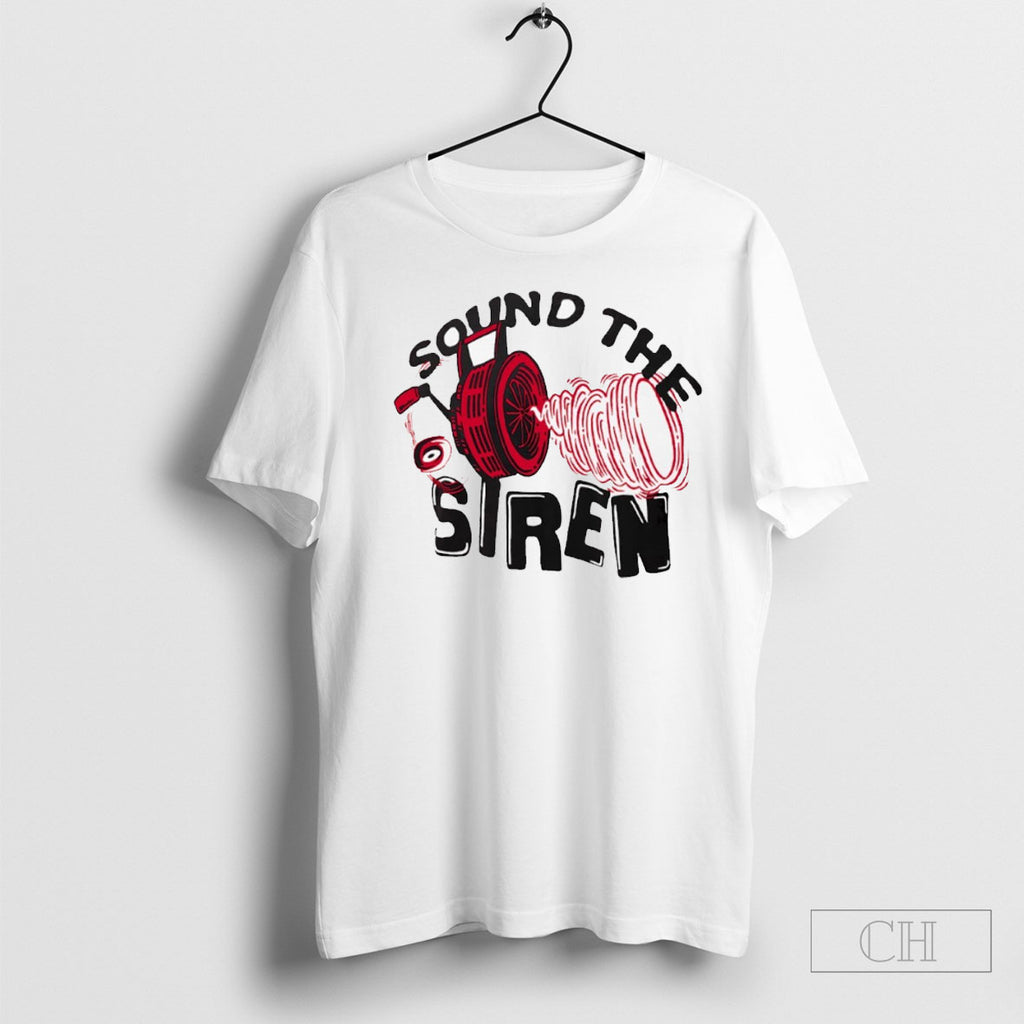 Sound The Siren Carolina Hurricanes Hockey Tee