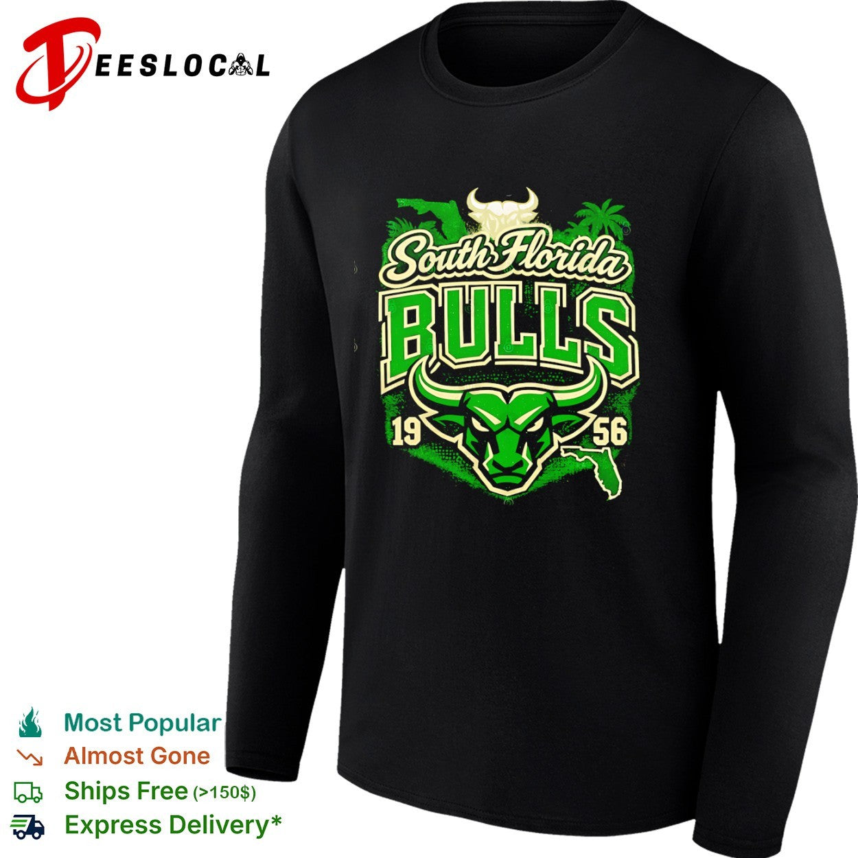 South Florida Bulls 1956 Logo NCAA College Football shirt
