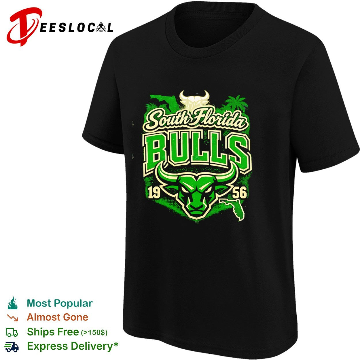 South Florida Bulls 1956 Logo NCAA College Football shirt