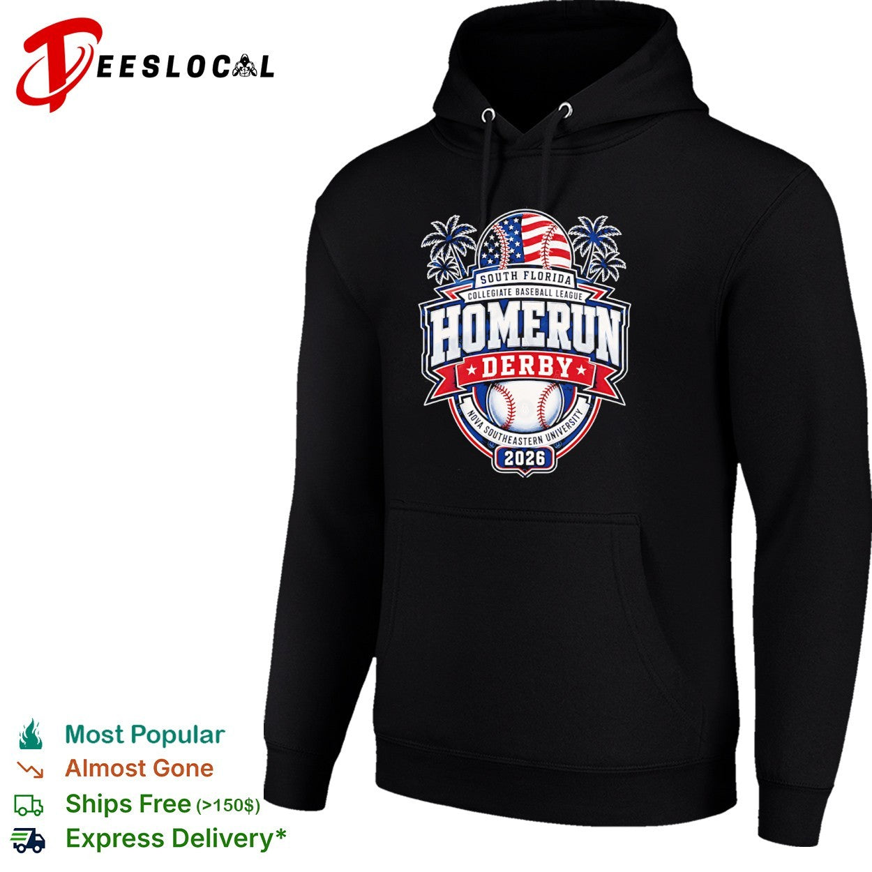 South Florida Collegiate Baseball League 2026 Homerun Derby at Nova Southeastern University shirt