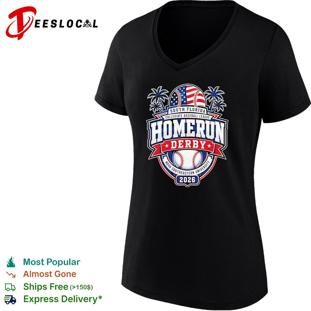 South Florida Collegiate Baseball League 2026 Homerun Derby at Nova Southeastern University shirt