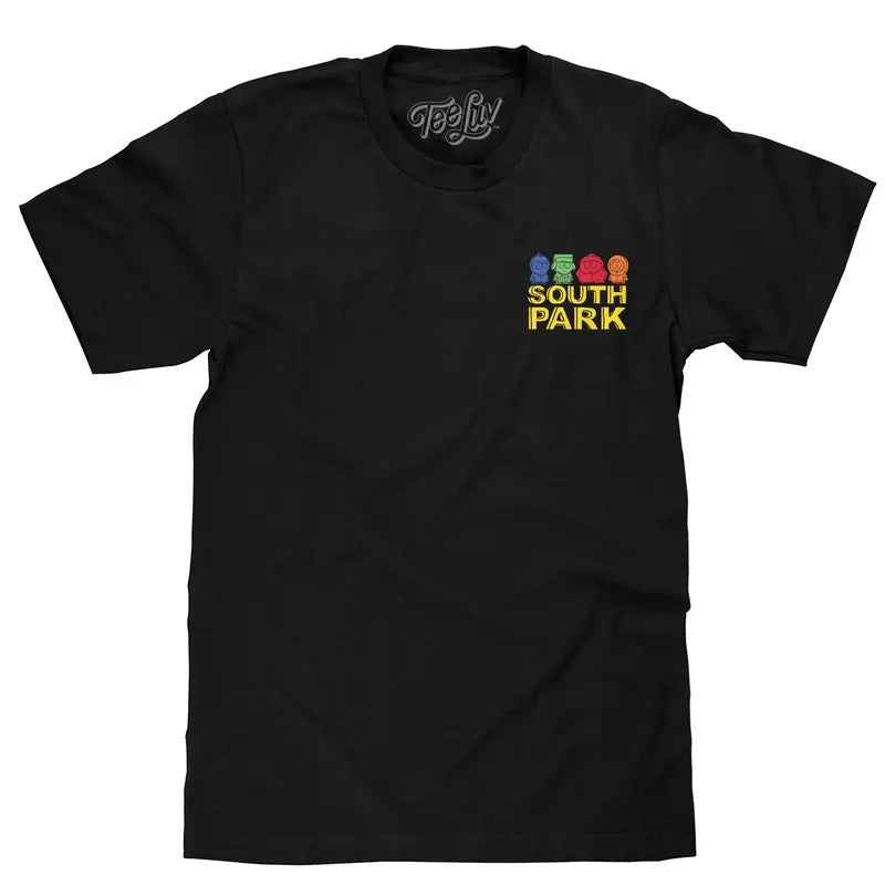 South Park Character T-Shirt - Black Hoodie, Sweatshirt | RetroVerseTees.com