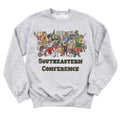 Southeastern Conference Mascot Sweatshirt, SEC Sweatshirt, SEC Football Sweatshirt, Southeastern Conference Sweatshirt,...