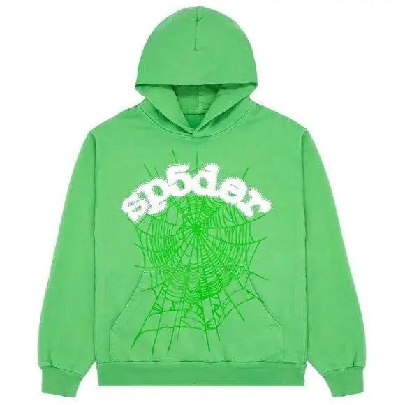 Sp5der Web Hoodie Slime Green T-Shirts, Sweatshirt | RetroVerseTees.com