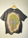 Space Dust Skull   Hand printed n T Shirt Cotton Menswear apparel graphic  tees Streetwear Tshirt Hoodie, Sweatshirt