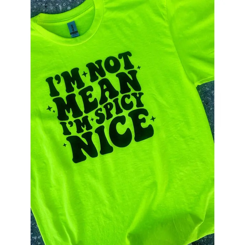 Spicy Nice Graphic Tee Hoodie, Sweatshirt | RetroVerseTees.com