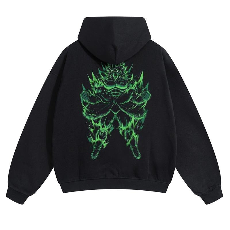 Spiky hair fighters Spiky hair fighters DBZ Broly Unisex FallFreshness outfits men streetwear HB 90s graphic tees cotton...