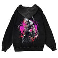 Spiky hair fighters Spiky hair fighters DBZ Majin Buu Unisex Fall Hoodies Men Streetwear Vintage Washed HB 90s Graphic...