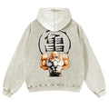 Spiky hair fighters Spiky hair fighters DBZ Master Roshi Unisex Fall Hoodies Men Streetwear Vintage Washed HB 90s Graphic...