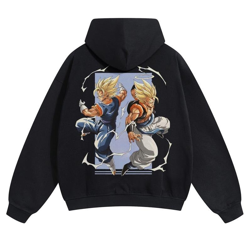 Spiky hair fighters Spiky hair fighters DBZ Unisex FallFreshness outfits men streetwear HB 90s graphic tees cotton Anime...