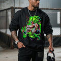 Spiky hair fighters Spiky hair fighters DBZ Unisex Retro Crewneck Sweatshirt - HB 90s Anime Funny Graphic Hoodies T-Shirts