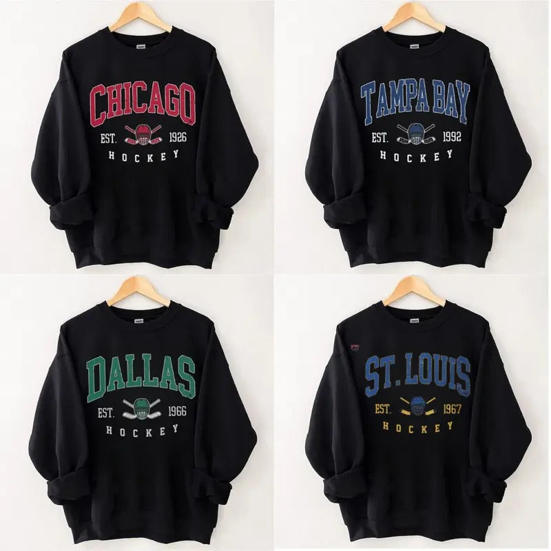 Spiky hair fighters Team Hockey Retro Style Sweatshirt, Spiky hair fighters Team Wil Hockey Sweater, Retro Spiky hair...