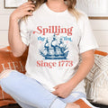 Spillin The Tea Since 1773 Spilling The Tea T Shirt Hoodie Sweater Usa Patriotic Tee 4th Of July Party Tshirt Trendy Usa...