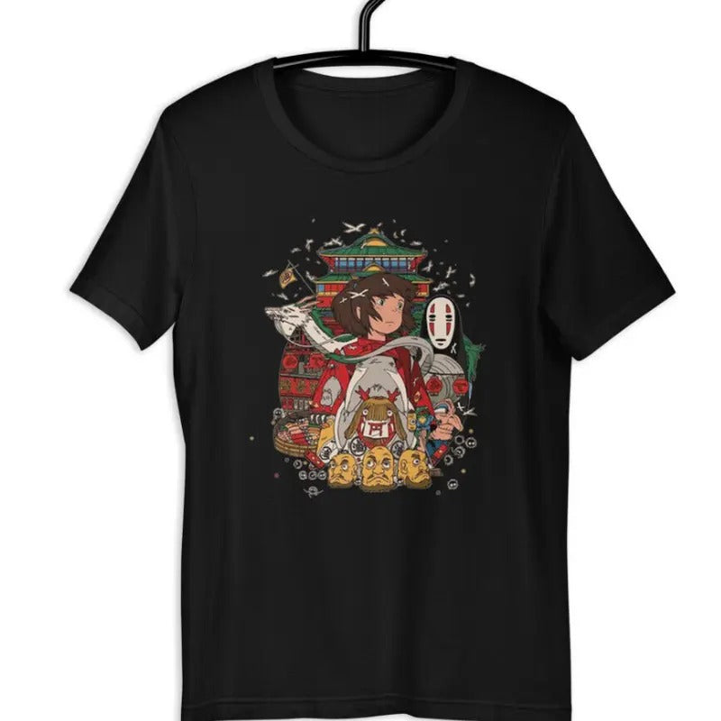 Spirited Away Anime T-Shirt, Studio Ghibli Hayao Miyazaki new unisex shirt Hoodie, Sweatshirt | RetroVerseTees.com