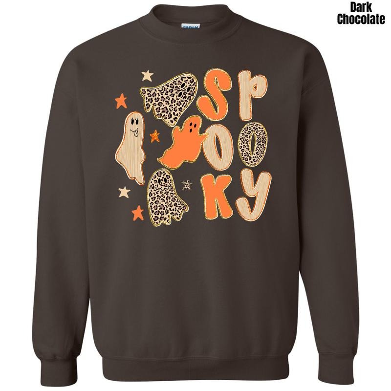Spooky Cheetah Ghosts Sweatshirt 'NLB' T-Shirts, Hoodie | RetroVerseTees.com