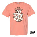 Spooky Cowgirl Ghost Comfort Colors T-Shirt 'NLB' Hoodie, Sweatshirt | RetroVerseTees.com