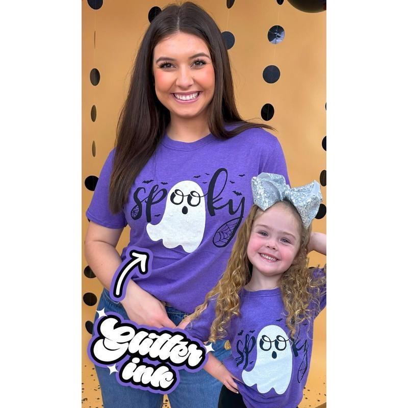Spooky Glitter Ghost Tee