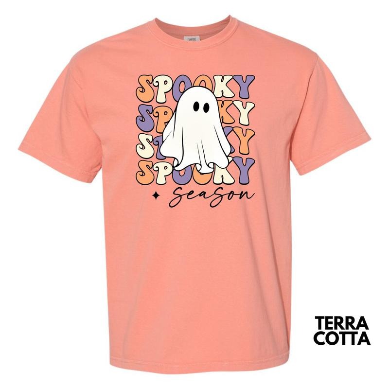 Spooky Little Ghost Season Comfort Colors T-Shirt 'NLB' Hoodie, Sweatshirt | RetroVerseTees.com