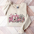 Spooky Mama Shirt - Cute Halloween T-Shirt for Moms, Fall Mama Sweatshirt, Spooky Season Shirt Hoodie | RetroVerseTees.com