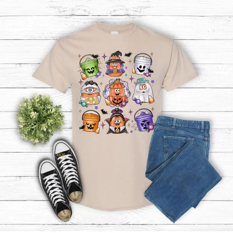 Spooky Nostalgia Halloween Gildan-Unisex T-Shirt Cotton Fabric Hoodie, Sweatshirt | RetroVerseTees.com