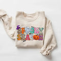 Spooky Season Ghost Sweatshirt, Ghost Sweatshirt, Halloween Favorite, Cute Ghost Sweatshirt, Halloween Gift, Spooky...