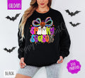 Spooky Season Sweatshirt, Trendy Women's Halloween Crewneck T-Shirts, Hoodie | RetroVerseTees.com