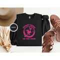Spooky goose sweatshirt Pink halloween gifts Silly goose on the loose sweatshirt Crewneck sweatshirt women fall Trendy...