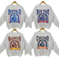 Sport Grey Football Sweatshirt - Classic Unisex Crewneck for Fans T-Shirts, Hoodie | RetroVerseTees.com