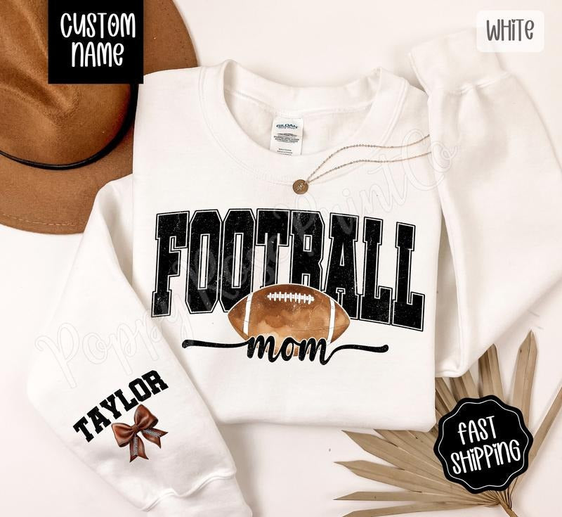 Sports Mom Crewneck Sweatshirt T-Shirts, Hoodie | RetroVerseTees.com