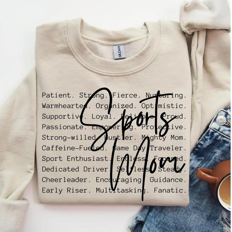 Sports Mom DTF Transfers - THIS IS NOT A SHIRT Hoodie, Sweatshirt | RetroVerseTees.com