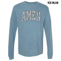Spotted Amen Long Sleeve Comfort Colors T-Shirt 'NLB' Hoodie, Sweatshirt | RetroVerseTees.com