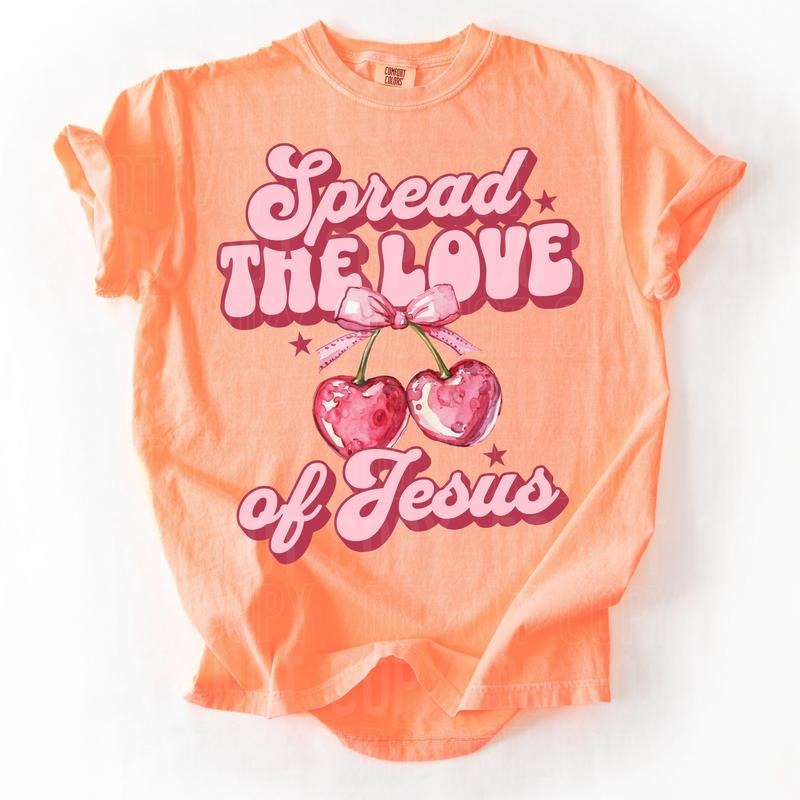 Spread the Love of Jesus DTF Transfers - THIS IS NOT A SHIRT Hoodie, Sweatshirt | RetroVerseTees.com