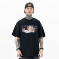 Spring Summer Trendy Kitten Destroyed Printed Short-Sleeved T-shirt Hoodie, Sweatshirt | RetroVerseTees.com