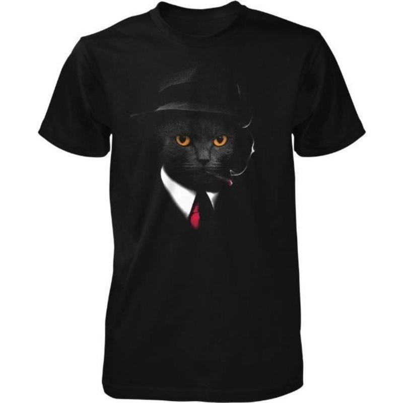 Spy Cat, Undercover Cat Men's T-shirt Made in USA Hoodie, Sweatshirt | RetroVerseTees.com