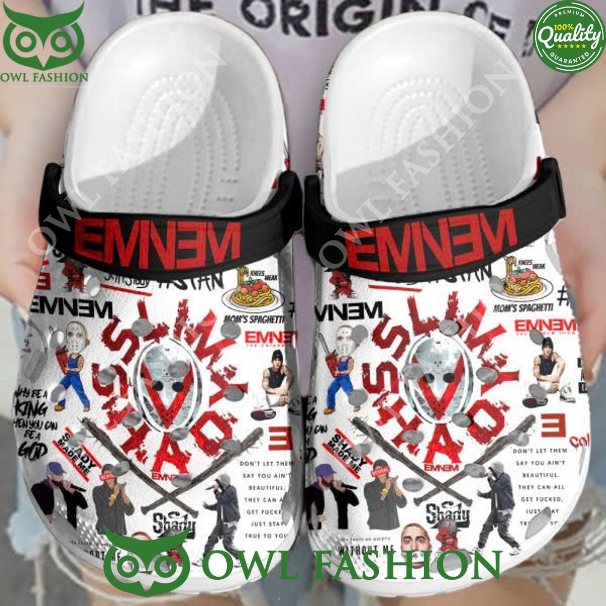 Emnem rapper and songwriter Shady without me croc