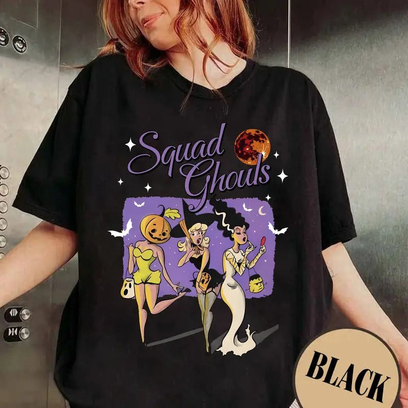Squal Ghouls Shirt,  Happy Halloween 2024, Halloween Horror Nights 2024 Hoodie, Sweatshirt | RetroVerseTees.com