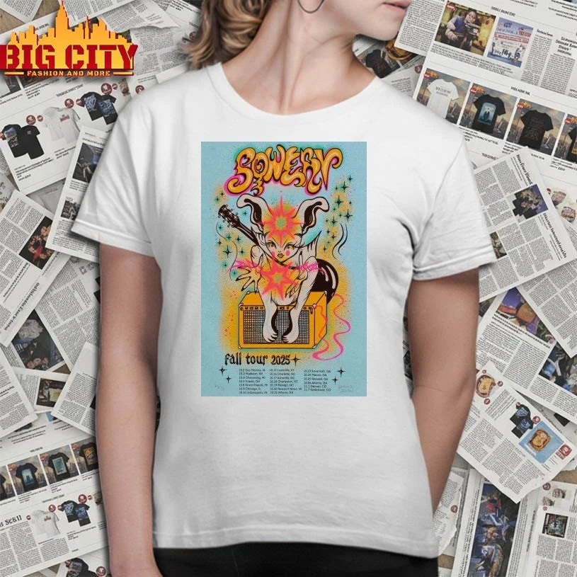 Sqwerv 2025 Fall Tour Poster shirt