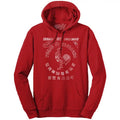 Sriracha Hot Chili Sauce Rooster Logo Hooded Sweatshirt - Red T-Shirts, Hoodie | RetroVerseTees.com