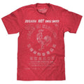 Sriracha Label T-Shirt - Red Hoodie, Sweatshirt | RetroVerseTees.com