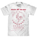 Sriracha Label T-Shirt - White Hoodie, Sweatshirt | RetroVerseTees.com