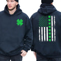 St. Patrick's Day American Flag Hoodie 2 Sided Hoodie, Unisex Hoodie For Men And Women T-Shirts, Sweatshirt